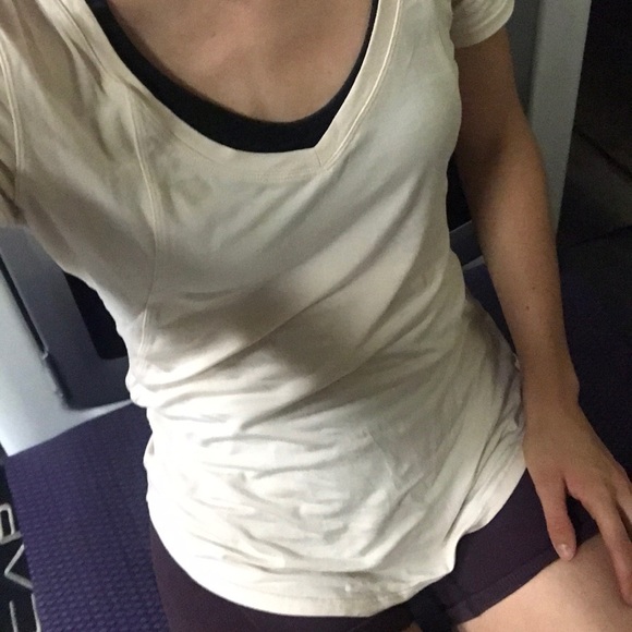 Cream venture tee from balance athletica - Picture 2 of 2